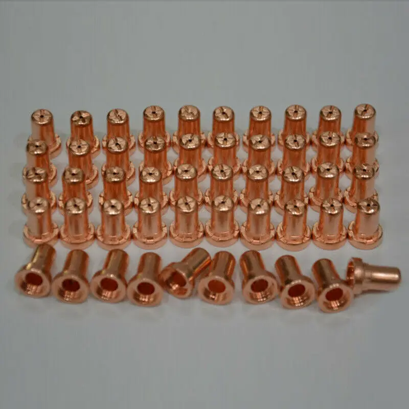 

CYCLI-100Pcs Extended Tips 18866L Plasma Nozzles For 40 Pt-31 Cutter Welding Supplies