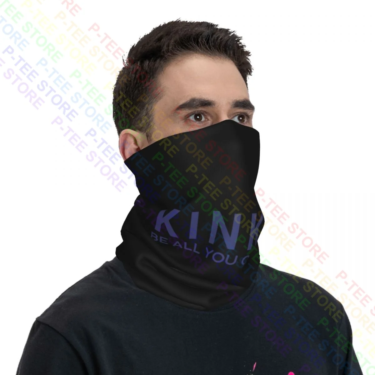 Kinky Eminem Hip Hop cuello polaina Bandana bufanda máscara facial Unisex impresión alta elástica