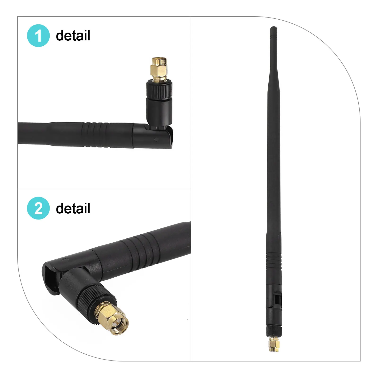 8dBi Indoor 868MHz For LoRa For LoRaWAN for antenna with RP Male Connector Optimized for Wireless Module Performance