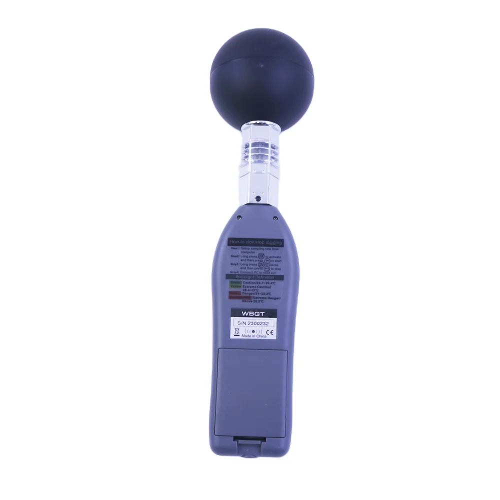 Digital Handheld Black Bulb Thermometer AZ8778 Heat Index Meter Hygrometer