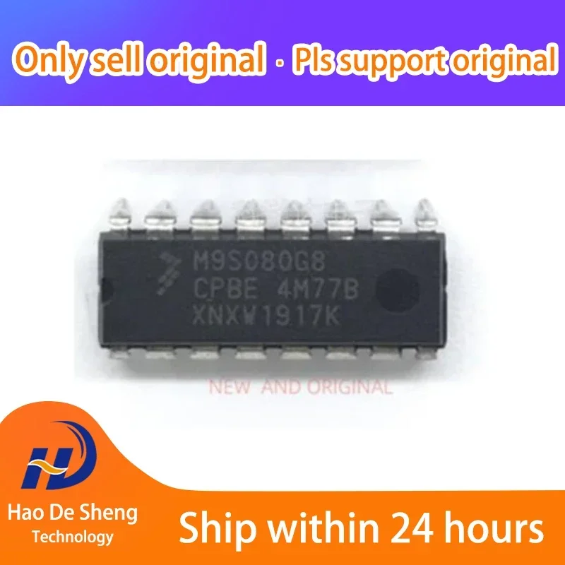 

1 шт./лот MC9S08QG8CPBE логотип: M9S08QG8CPBE DIP16 новый оригинальный в наличии