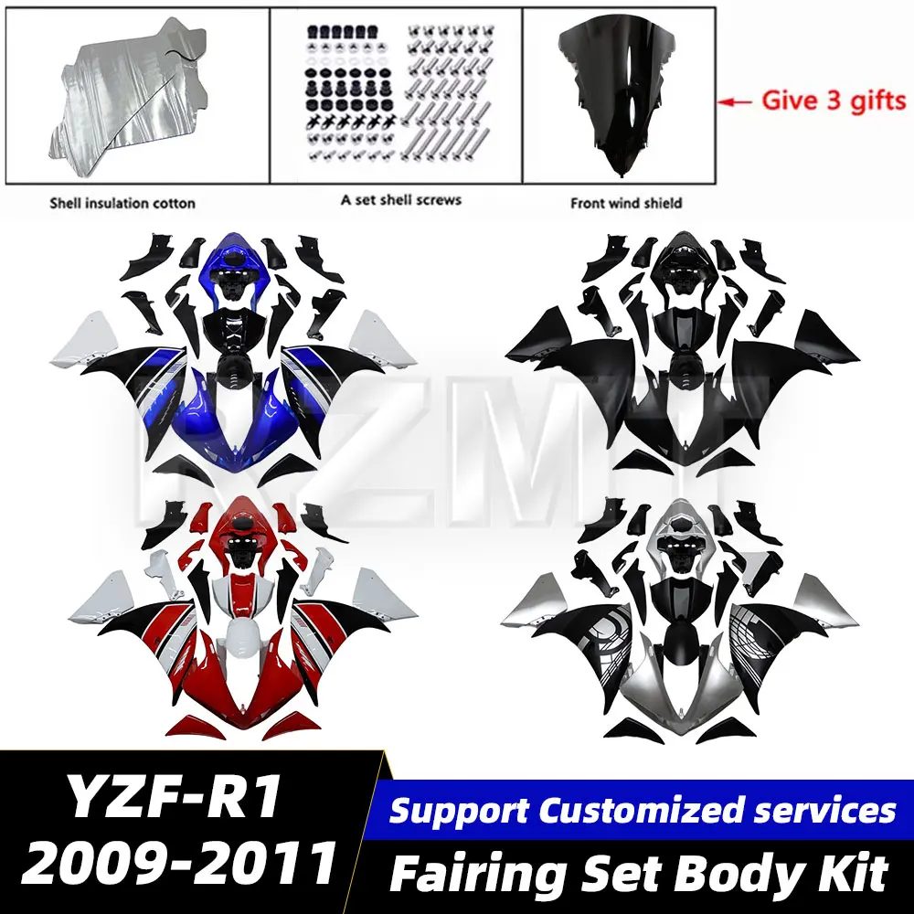 

Motorcycle Fairings Set For YAMAHA YZF-R1 2009-2011 ABS Plastic Bodywork Set Body Kit Shell Injection YZFR1 09-11