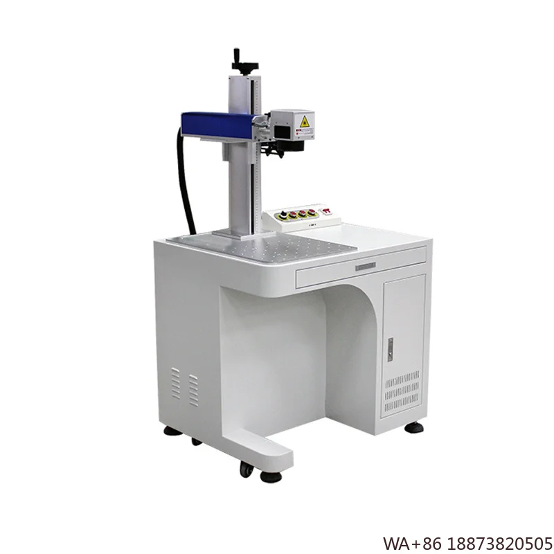 النقش الروتاري يدعم AI/BMP/DXF/PLT جديد 60 واط/100 واط/200 واط سطح المكتب آلة الألياف باستخدام الحاسب الآلي JPT لمصدر المعادن #1