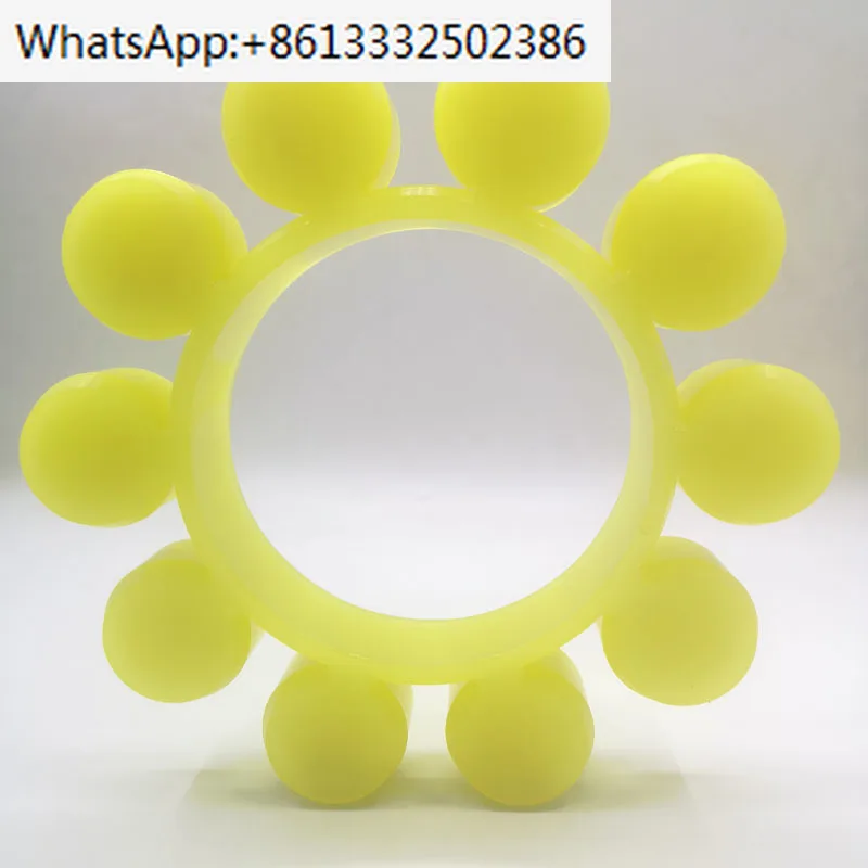 

Coupler plum blossom cushion MT8 polyurethane cushion coupling octagonal plum blossom ring elastic block damping washer