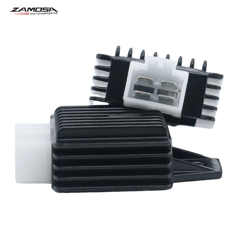 

12V 4pin Motorcycle Voltage Regulator Rectifier for 50cc 70cc 90cc 110cc 125cc ATV Scooters Go Karts Quad Wheelers Moped