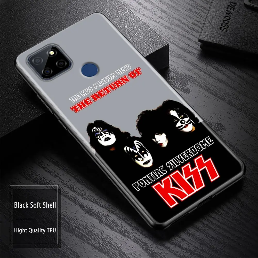 วงดนตรี Kiss Rock คลาสสิกสำหรับ Realme GT 5G Master GT2 Pro NEO 2 3 5เคสสำหรับ OPPO A53 A32 A74 A57 A96 A52เคสโทรศัพท์ Reno 7 8 A92