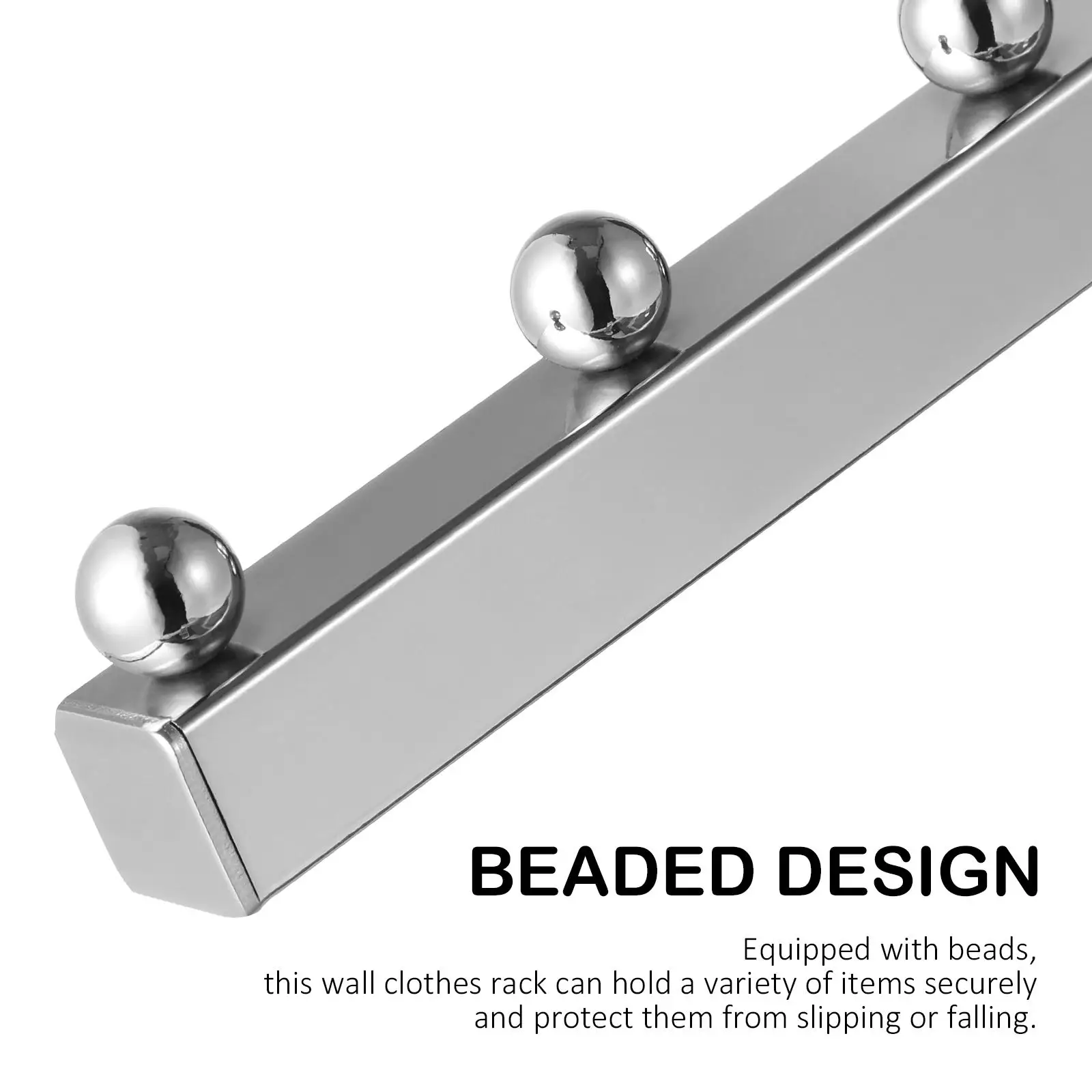 

Wall-mounted Waterfall Hook Laundry Room Organization Clothes Rack Drying Coat Hanger Rod