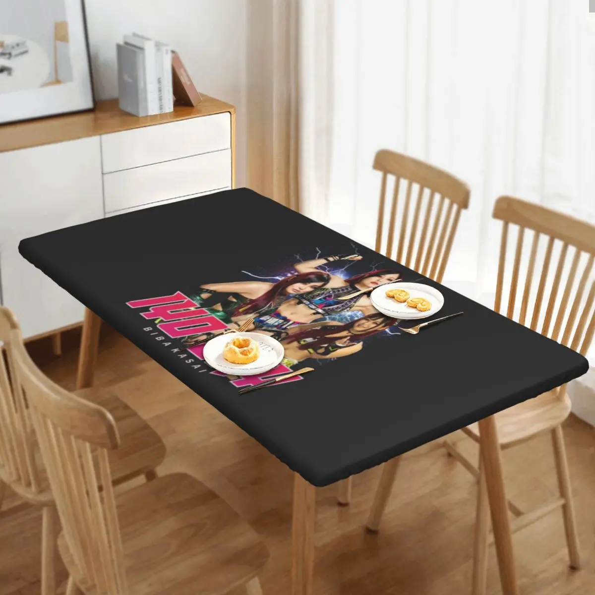 Iyo Sky Customized Rectangular Tablecloth Waterproof Table Cover for Dining Events Table Cloth
