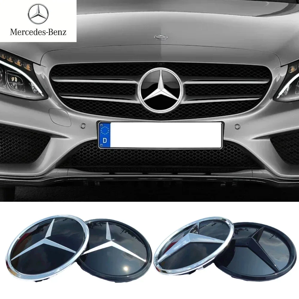 

The front grille star logo badge mirror bottom for Mercedes-Benz W204 GLK200 GLK260 GLK300 GLK250 GLK350 2013-2019 3D ABS logo