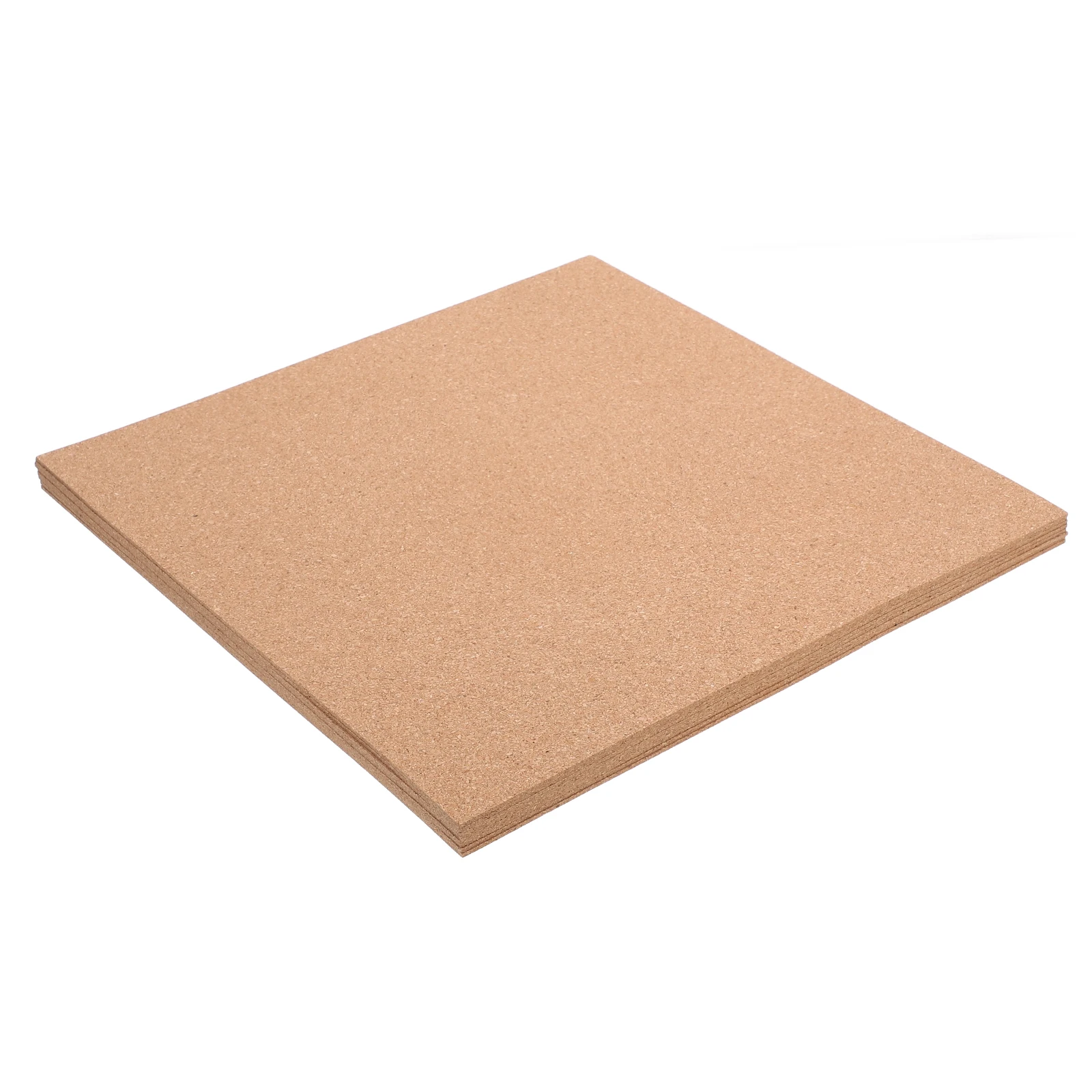 

8 Pcs 30x0.2cm Cork Board Squares Sturdy Lightweight Anti Skid Easy Installation Memo Message Boards Display