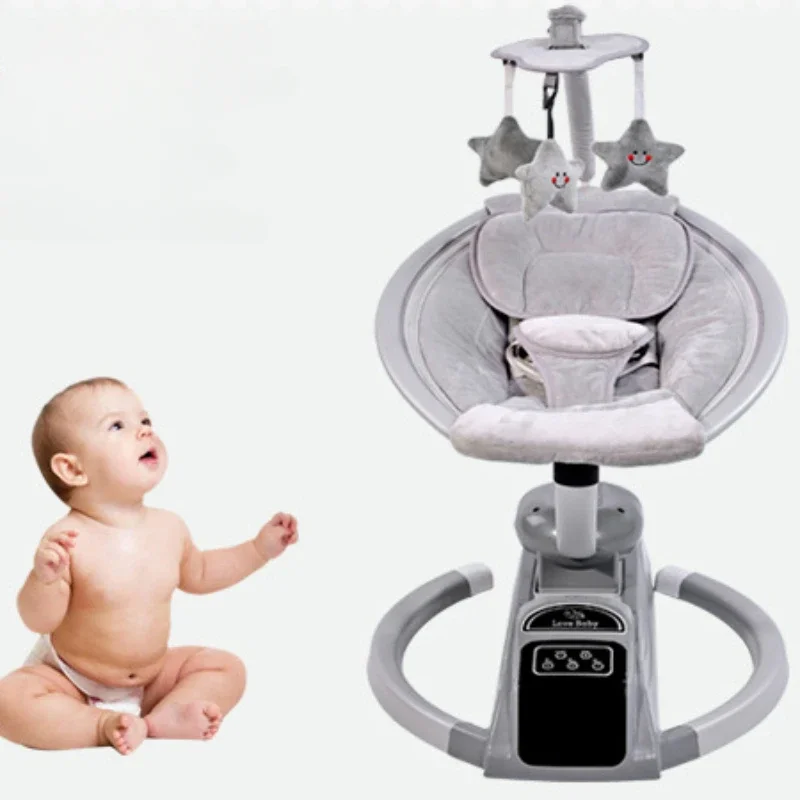 Newborn Electric Rocking Chair  Children's Comfort Chair Baby Sleeping Recliner Multifunctional Rocking Bed Baby Rest Chair view 6