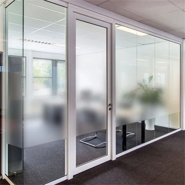 Ultra Clear Tempered Laminated Glass Wall Frosted Toughened Double Interlayers Storefront Glass Showcases