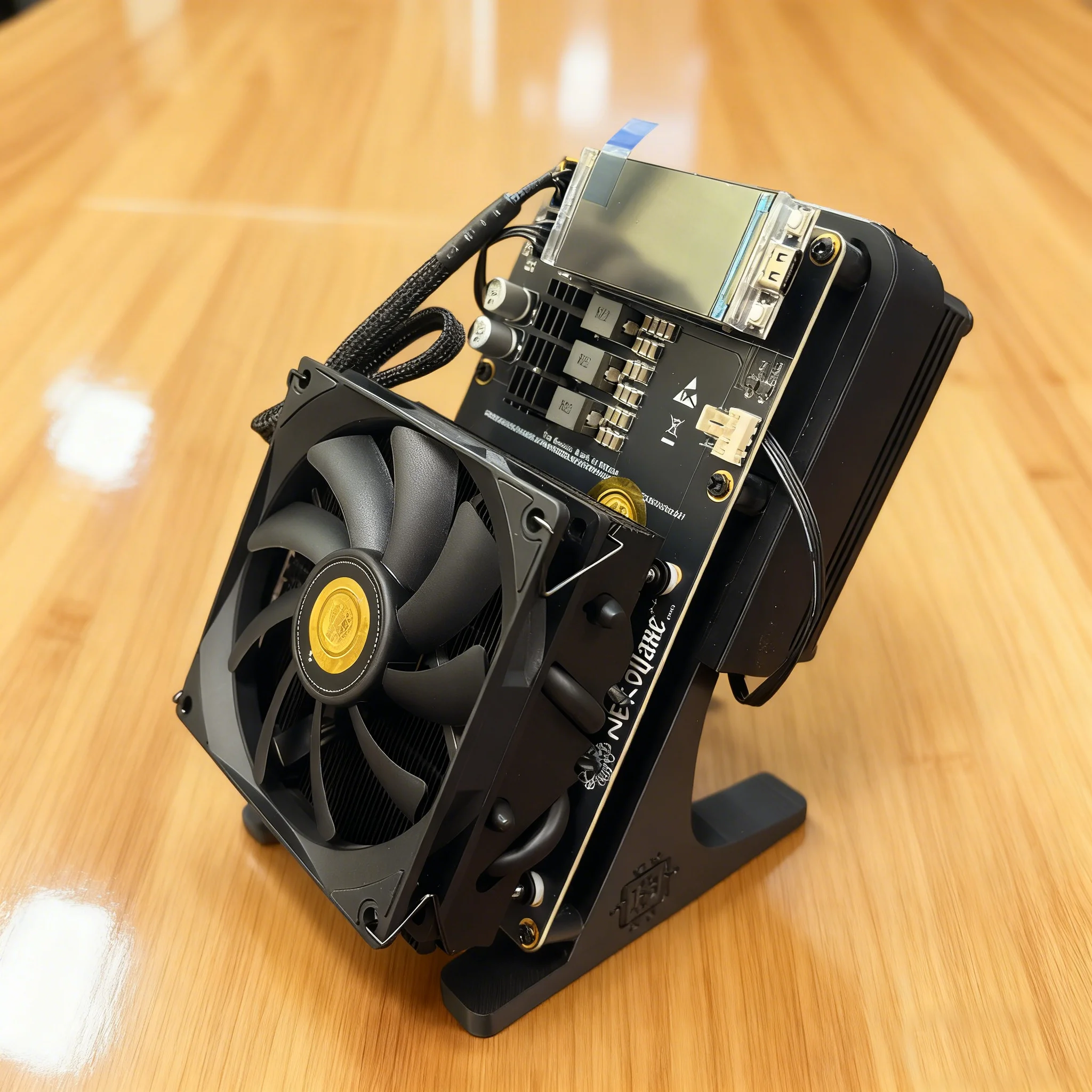 الأصلي Bitaxe NerdQaxe Rev6 6.1TH/s 100 واط المزدوج المشجعين جهاز تعدين بيتكوين BTC آلة التعدين مفتوحة المصدر NerdQaxe ++ Rev 6 #6