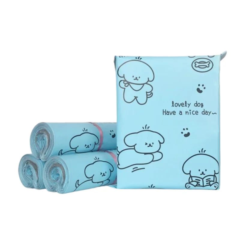 Kép 7: 50pcs Kék Posta szállítás Hosszúnadrág Gúnyrajz Bennyomás mintás Alakítható ajándékok Burkolóanyag Erszény Vízálló exprss Levélboríték Courier Hosszúnadrág