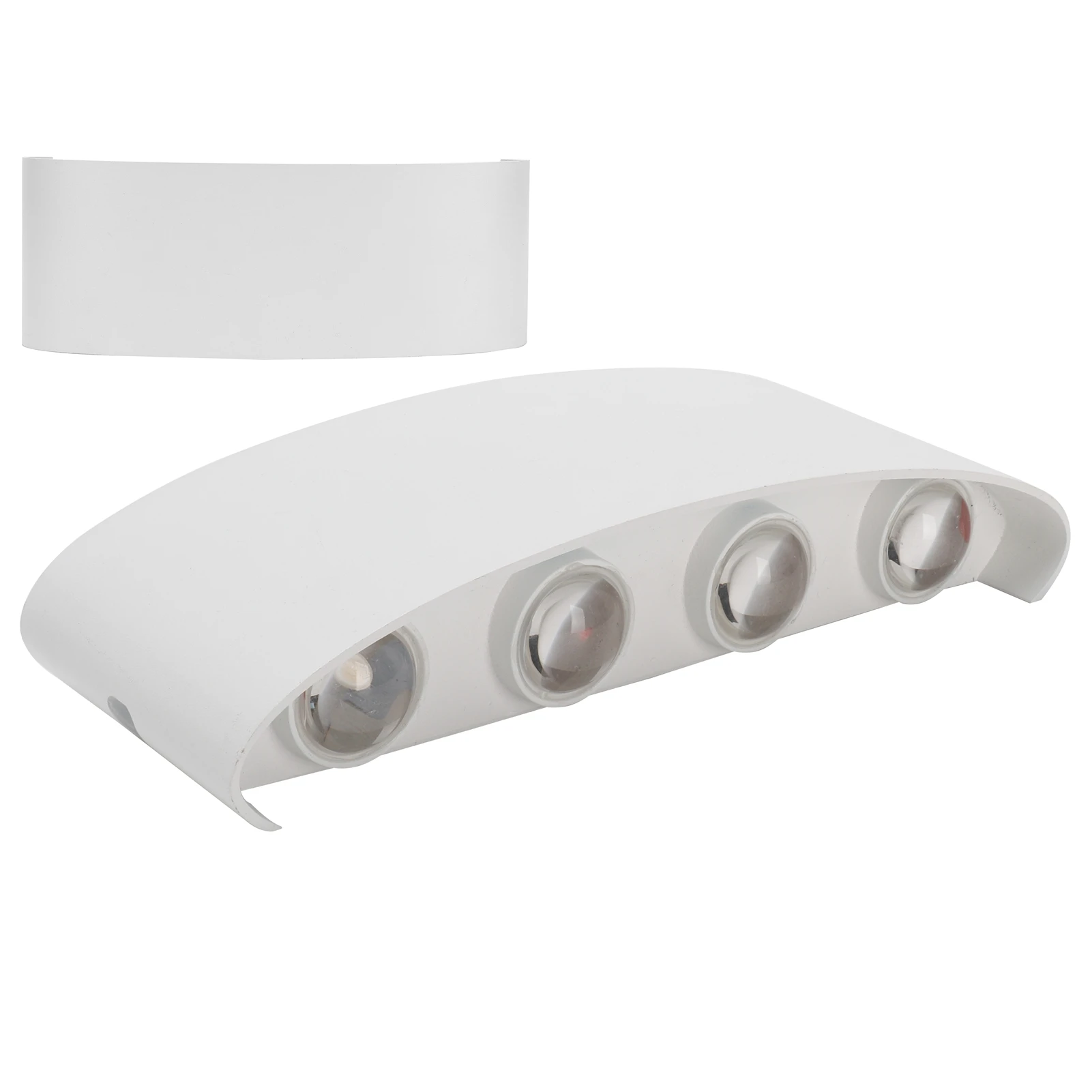 

8LED 8W Wall Sconce Light Waterproof AC85 265V Outdoor Indoor Warm White Wall Lamp Porch Garden Corridor Lighting Fixture