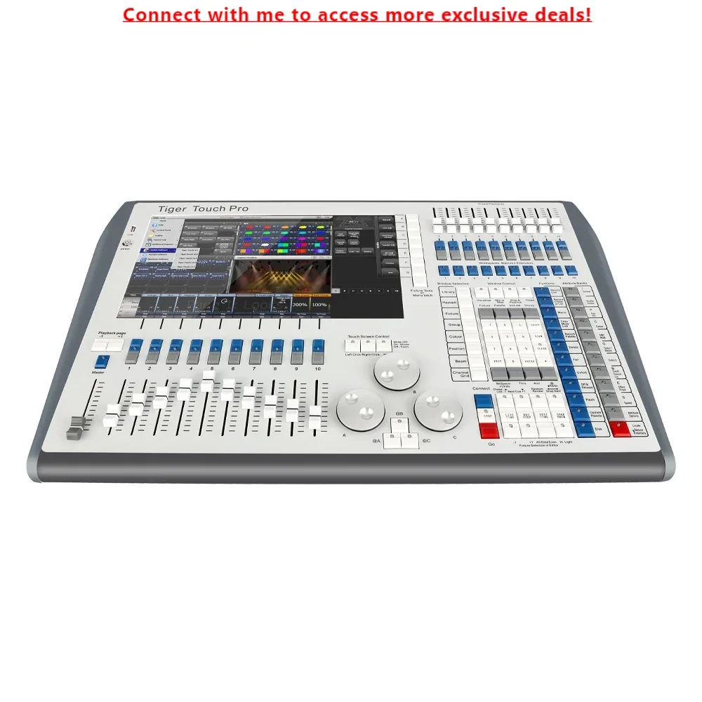 

Latest Tiger Touch TT Pro Manual DMX Connection For Entertainment Spaces Like Bars And Disco