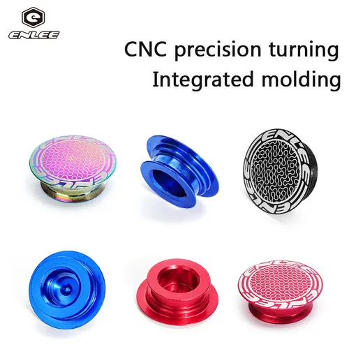 ENLEE-cubierta antipolvo para manivela de bicicleta de montaña EIEIO, cubierta de aleación de aluminio para rueda dentada integrada hueca para piezas de bicicleta de carretera SHIMANO