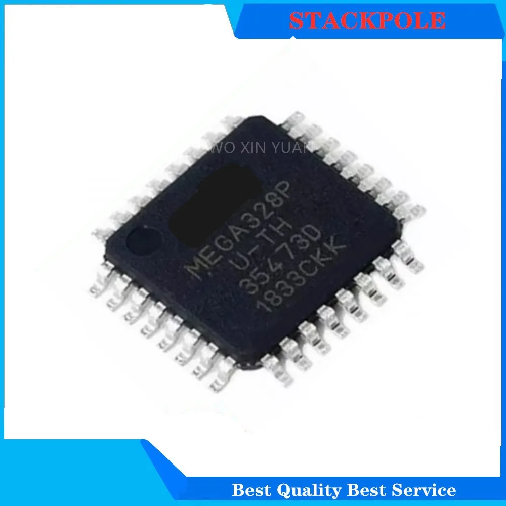 2PCS  ATMEGA328P-AU ATMEGA328P SMD TQFP32 chip microcontroller IC chip in Stock   100% New Original