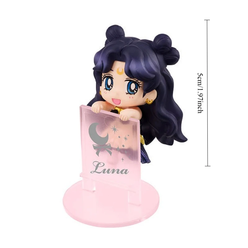 6PCS Sailor Moon Anime Figurine PVC Action Figure Collectible Model Toy Desktop Decoration Gift for Fans Supplies view 6