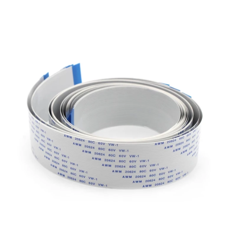FPC FFC 400mm AWM 20624 80C 60V VW-1 Flexible Flat Cable A/B Type Ribbon Wire 4P/6/8/10/12/14/16/20/22/26/30/40/50/60/80Pin 40CM