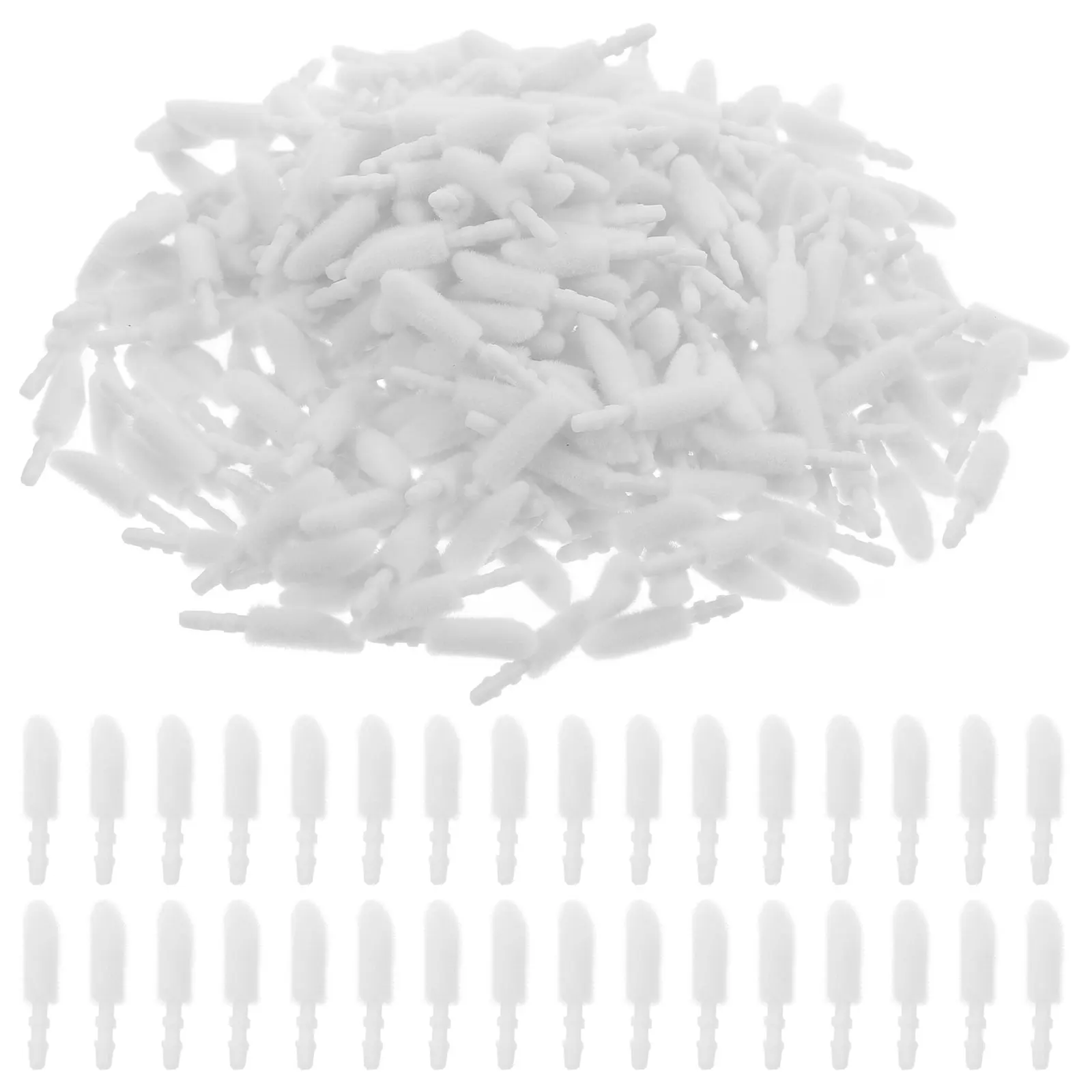 

300 Pcs Lip Brush Replacement Heads Disposable Supple Gloss Tint Accessories Replacing Refillable Cosmetics Makeup Tools