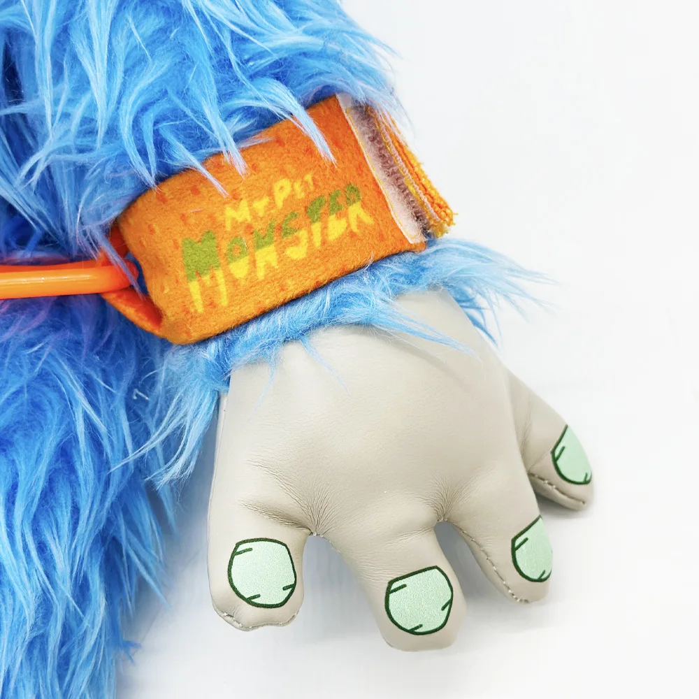 لعبة الوحش اللطيفة من القطيفة، دمية مخلوق محشوة، ملونة على شكل قرون، شخصية وحش مخيفة ناعمة، هدية قابلة للجمع للأولاد والبنات