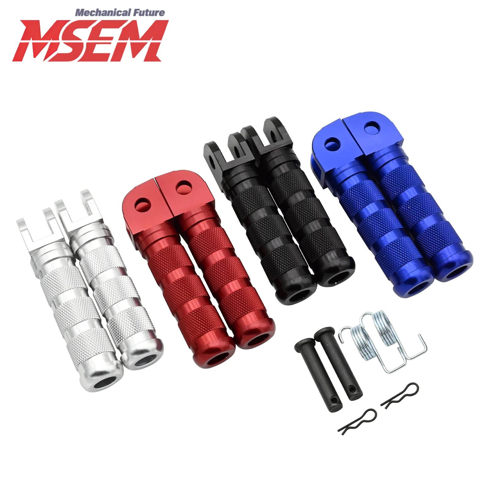 Motorcycle Pedal Foot Pegs FootRest Footpegs For Honda CB125R  CB50R CBR250RR CB300R 2004-2019 Yamaha MT FZ FZS FZ1Suzuki GSX