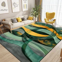 Abstract Style Living Room Carpet Nordic Decor Sofa Ins Color Rugs for Bedroom Bedside Big Size Modern Decoration Home Floor Mat
