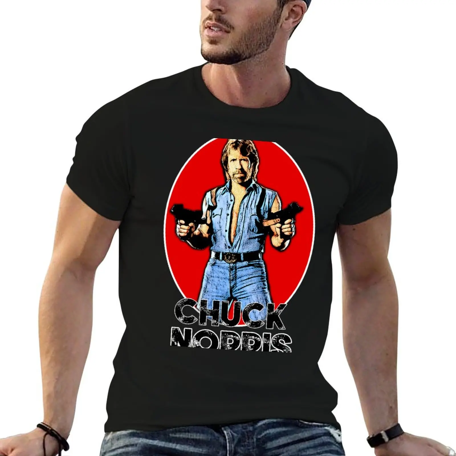 

Chuck Norris Classic T-Shirt funny t shirts man t shirt man plain t shirts for man cotton soft T-Shirt