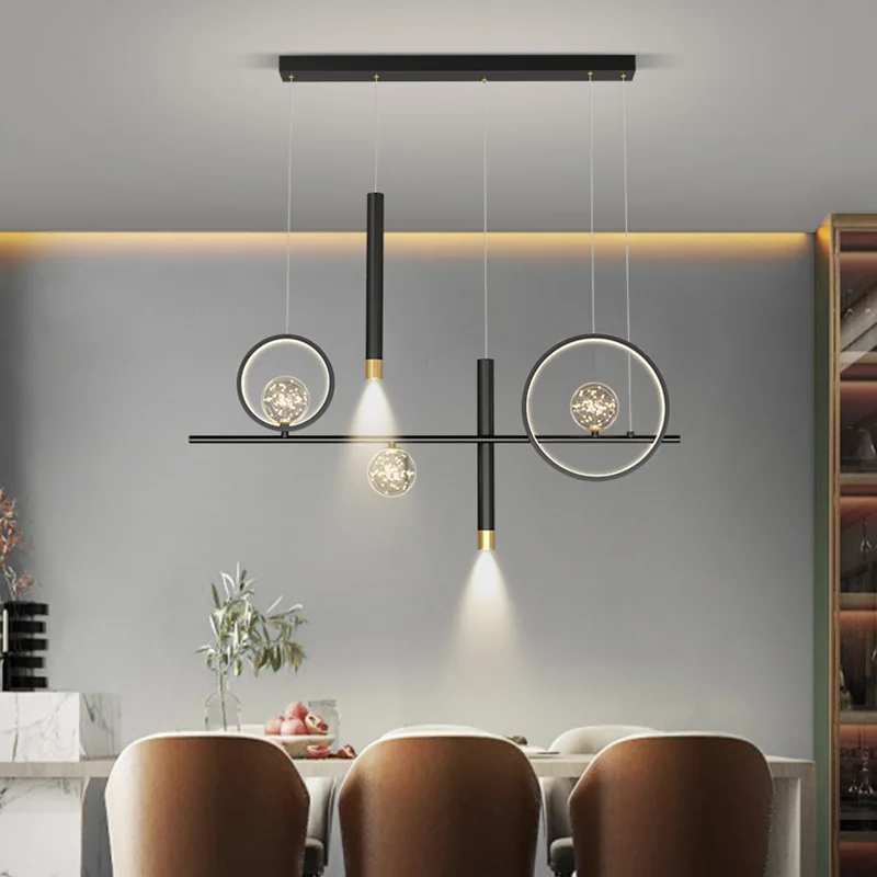 

New full spectrum eye protection LED restaurant chandelier Modern Internet celebrity creativity