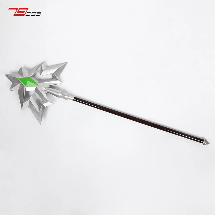 Game Tales of Destiny 2 Eulalie Staff Cosplay Props Accessories Replica of Weapons for Halloween Christmas Fancy Party