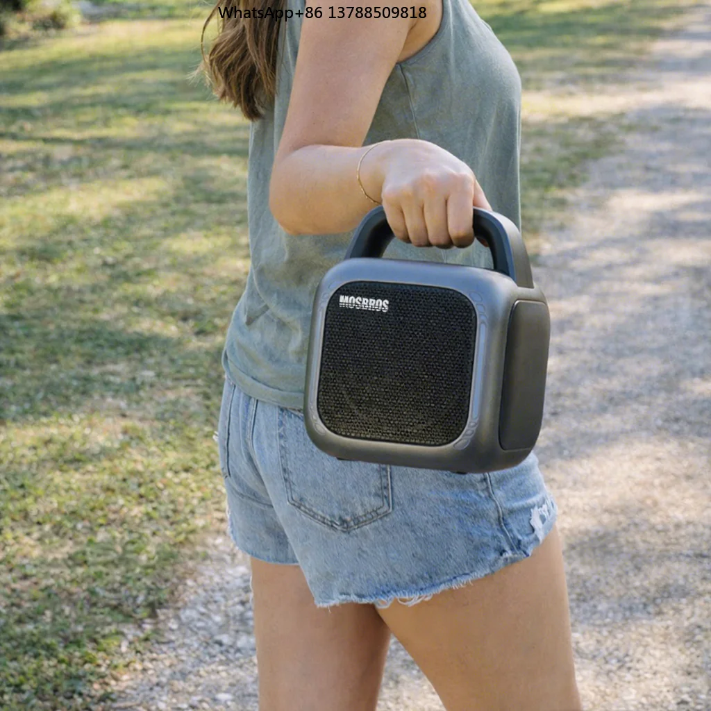 

Karabox Portable Karaoke Blue Tooth Speaker Outdoor Wireless Wireless Speaker for Home Use Two Wireless Microphones BT 5.3