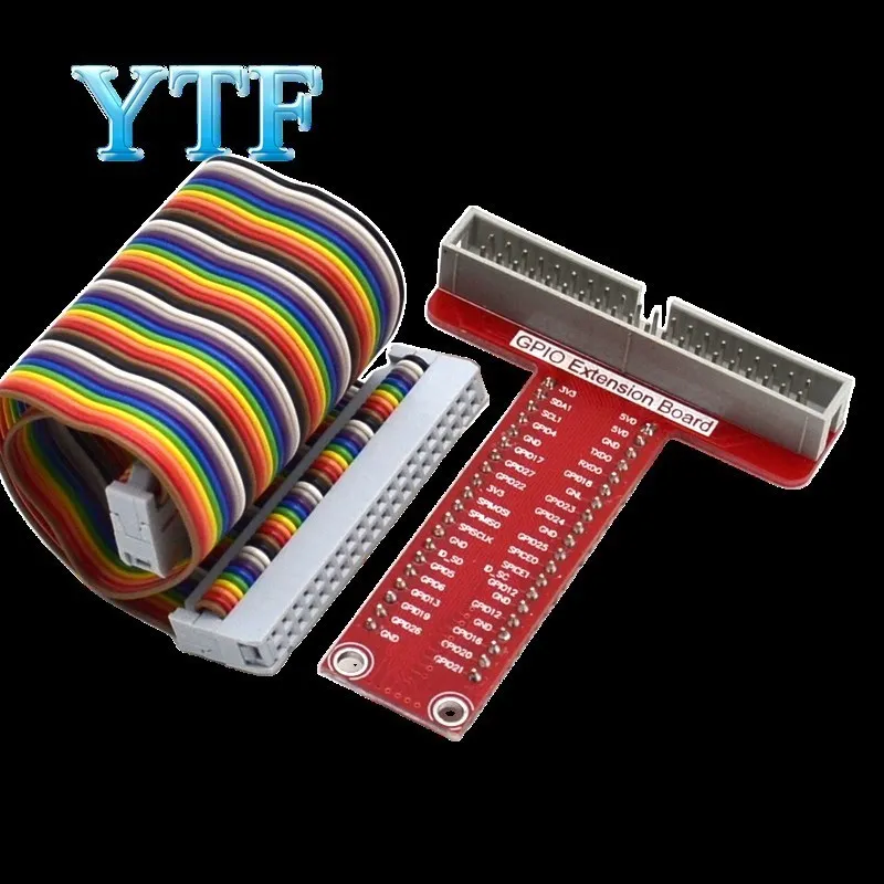  Extended DIY Kit (Connector + Premium 400 Hole Breadboard + GPIO Adapter Plate)  for Raspberry Pi 4 3 B+