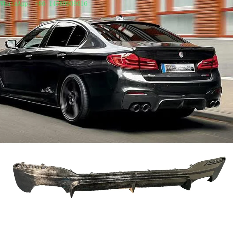 AC Style G30 G38 Carbon Fiber Rear Diffuser for  5 Series G30 G38 2017-2021