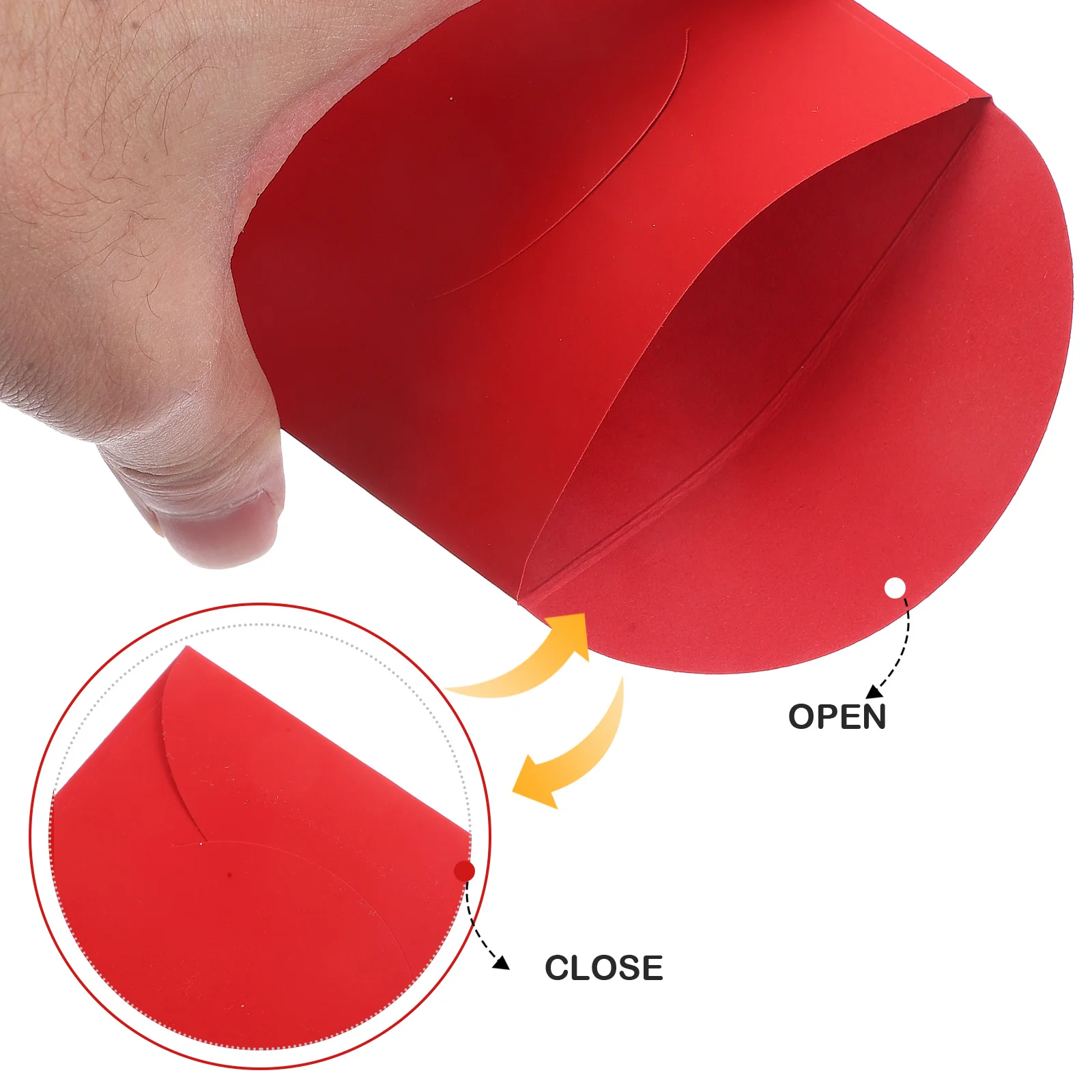 

12 Pcs Dragon Year Red Envelopes 2024 Money Bags Chinese Style Bronzing Spring Festival Gifts Sturdy Safe Portable