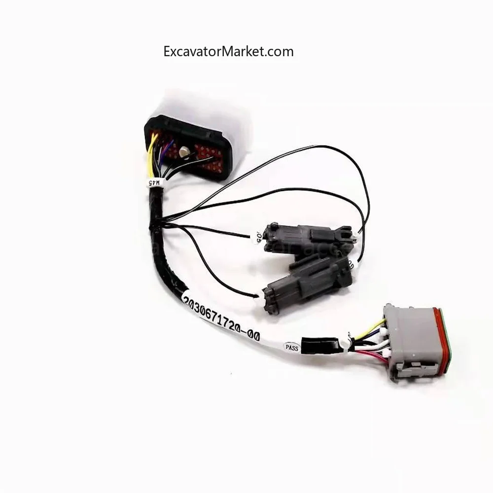 Excavator Parts For Komatsu PC 110 130-7 GPS Monitor Cable Harness Cable 203-06-71720 Excavator Parts