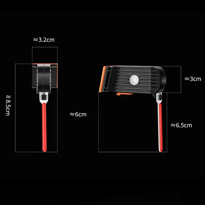 Bike Rear Light Warning Lamp Waterproof Rechargeable LED Bicycle Taillight MTB Road Bike Cycling Light Accessories