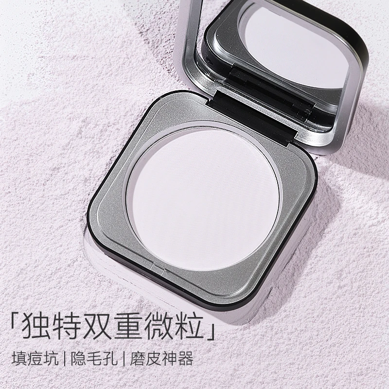 Oil-Free Lightweight Face Powder Natural Concealer Soft Matte Setting Makeup Long Lasting Waterproof Brightening Pressed Powder