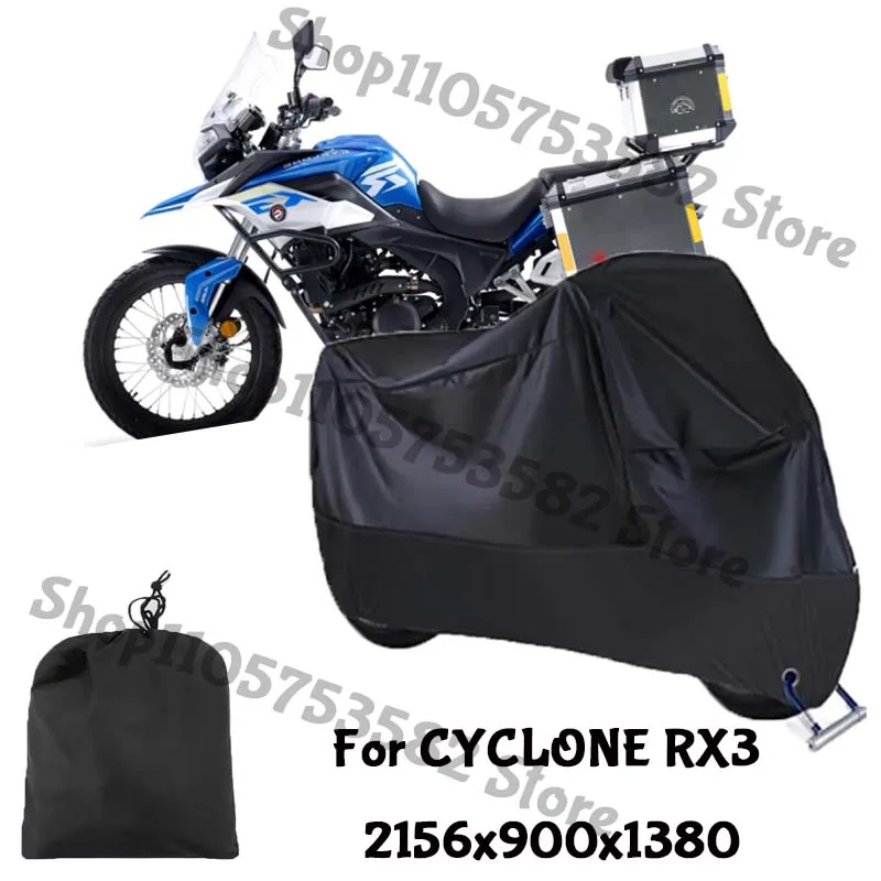 Motorcycle Full Covers For CYCLONE RX3 Car Outdoors Sun Protection Dust No Ear Thickened Oxford Clothcover Accessories