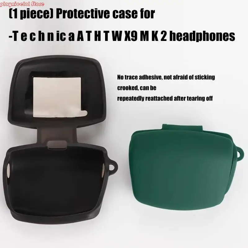 Protective Case Sleeve Housing Waterproof for Technica ATH-TWX9MK2 Nonslip Offering Comprehensive Dust and Water Defense