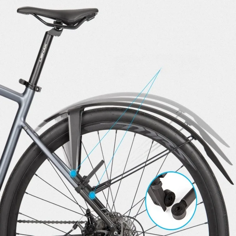 

Adjustable Bicycle Mudguard Lightweight Resilient 21-42C Easy Install Mountain Road Bike Fender Cycling Waterproof Bicycle Parts