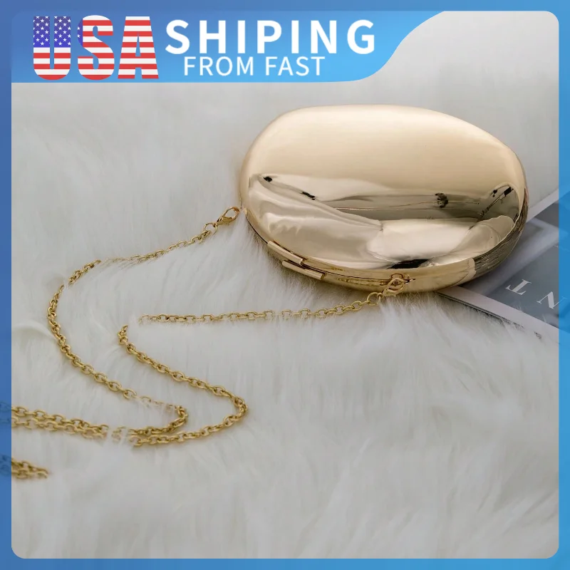 

Fashion Women Clutch Bag Chain Shoulder Crossbody Wallet Shell Evening Banquet Bag Bride Wedding Handbag Party Mini