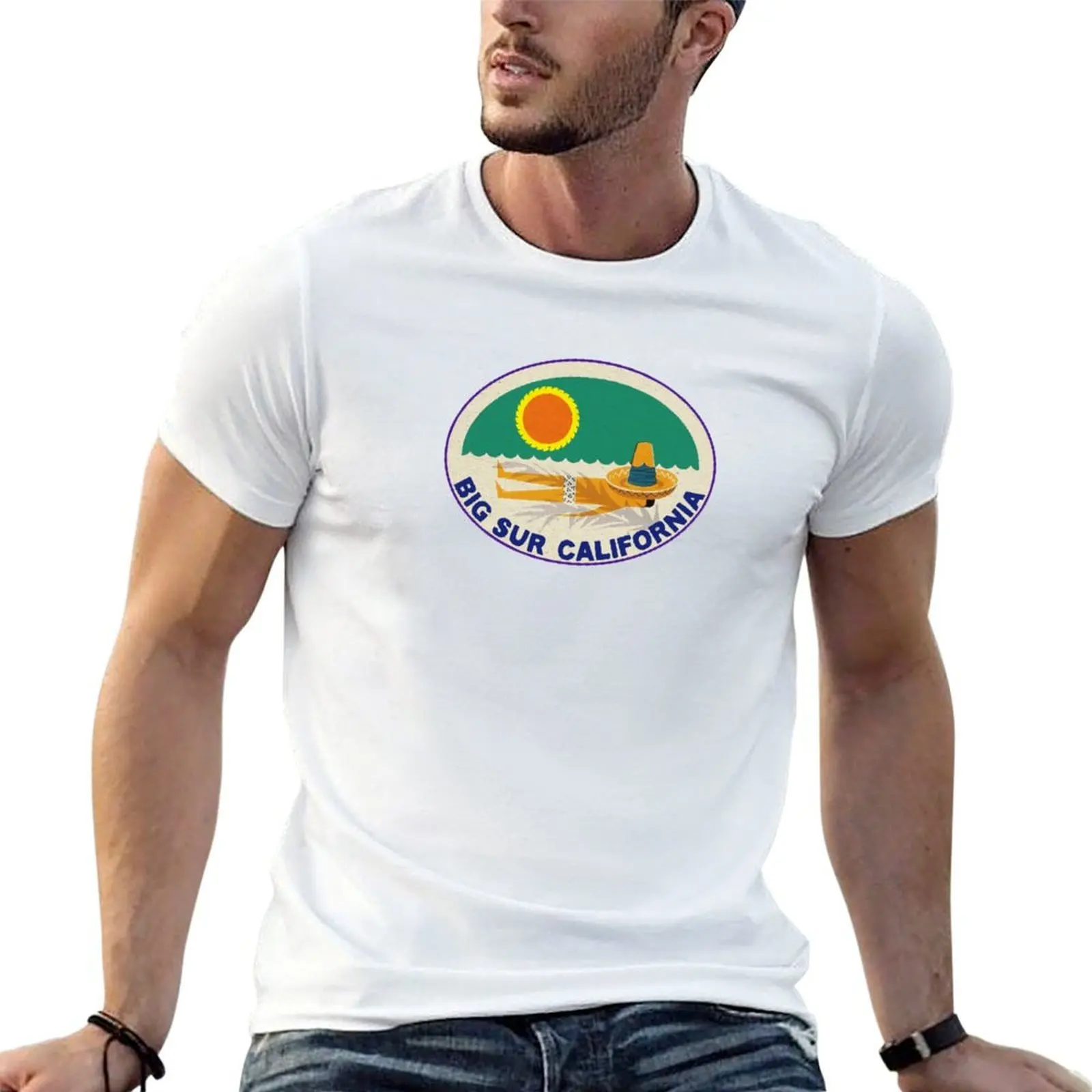 

Big Sur California Carmel San Simeon Pacific Ocean T-Shirt cotton t shirt pack man t shirts graphic T-Shirt