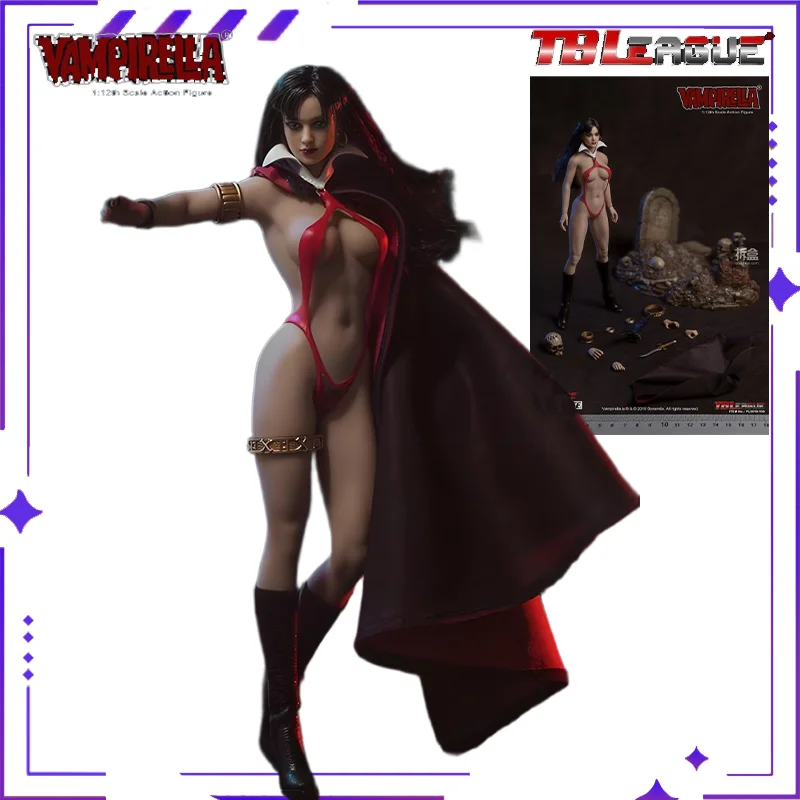 

TBLEAGUE оригинальная Королева вампиров Fanbeina 1:12 мобильная кукла модель ручной работы, игровая модель, подарок для мальчиков, коллекция с принтом, винтажная