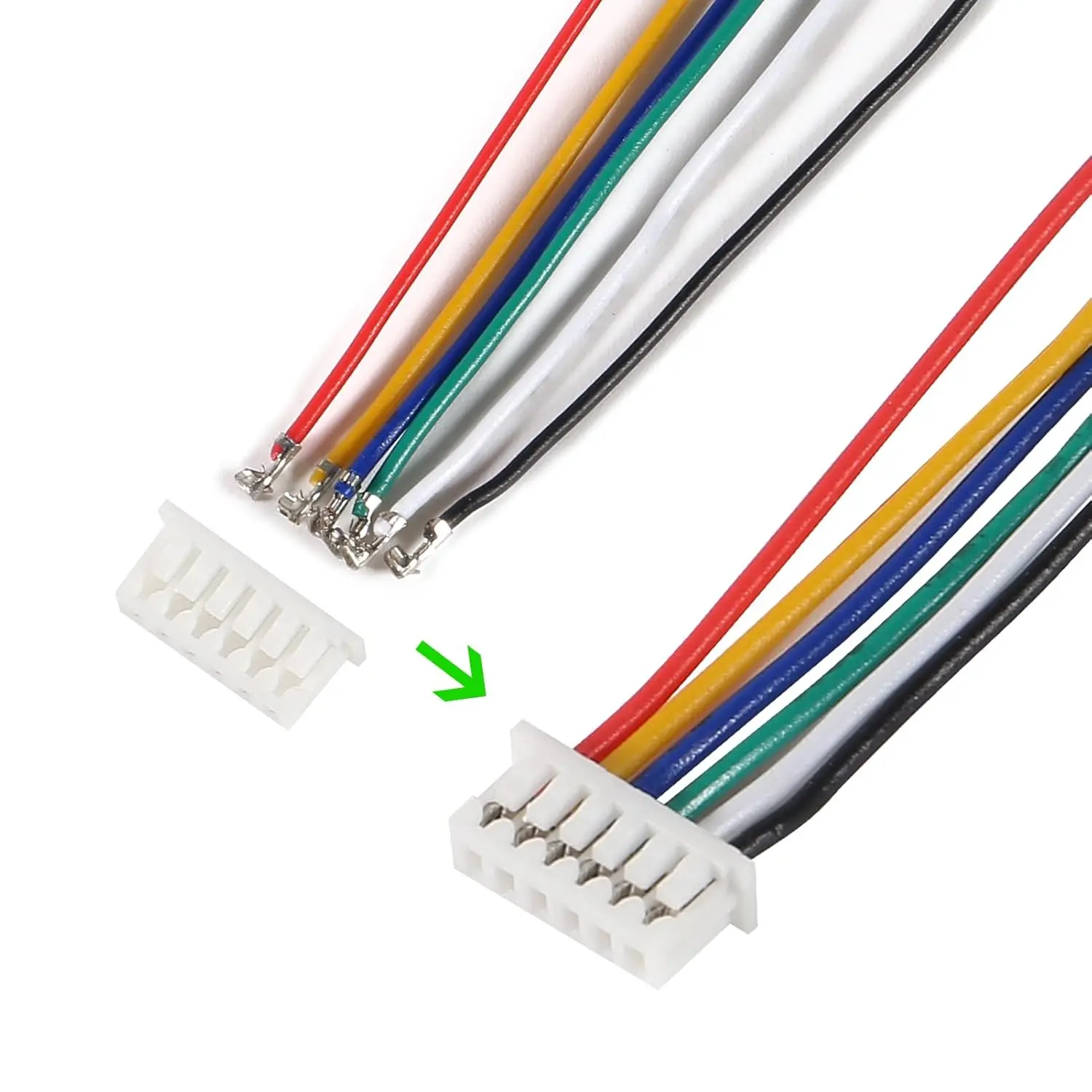 1.25mm Pitch Connectors and Pre-Crimped Cables Compatible with JST Molex PicoBlade, 1.25mm 15cm Pre-Crimped Cable Wire view 5