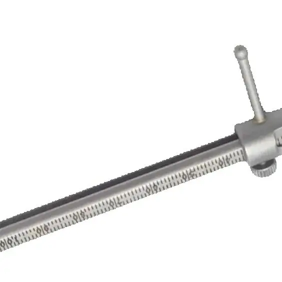 

Stainless Steel Ruler Dental Orthodontic Caliper for Chin Implant Measurement Sliding Measuring Ruler