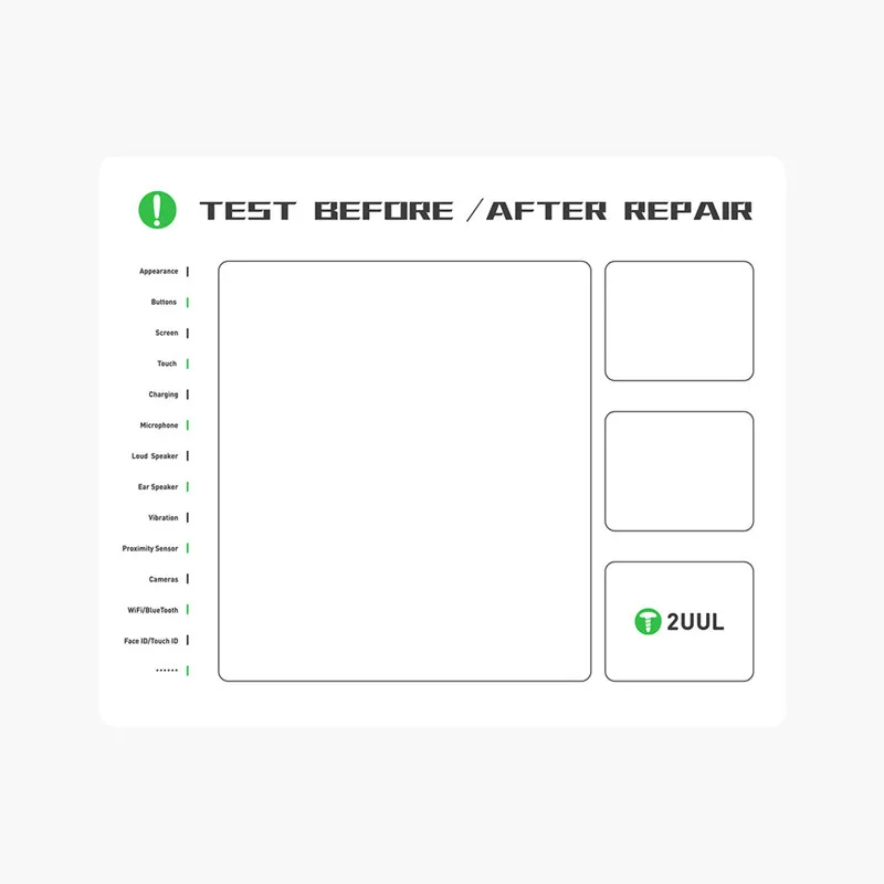 2uul ST92 300*250mm magnetyczna mata projektowa do napraw telefonów śruby pęseta podkładka zbierająca Organizer akcesoria