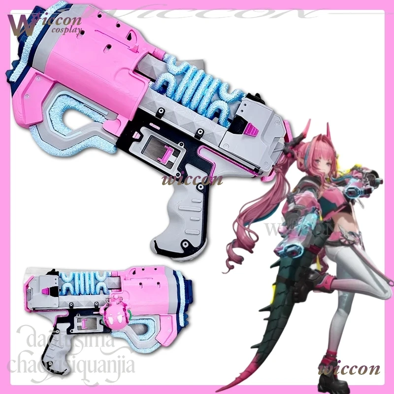 

Yvonne Artzy Tyrannical Pink 3D Polylactic Acid Fake Weapoon Accessories 코스프레 Halloween Cosplay Anime Game Arknights: Endfield