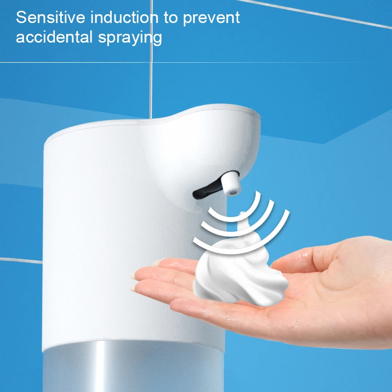 Dispensador de jabón inteligente, máquina automática de lavado de manos sin contacto, carga USB, espuma de inducción líquida, Despenser de jabón