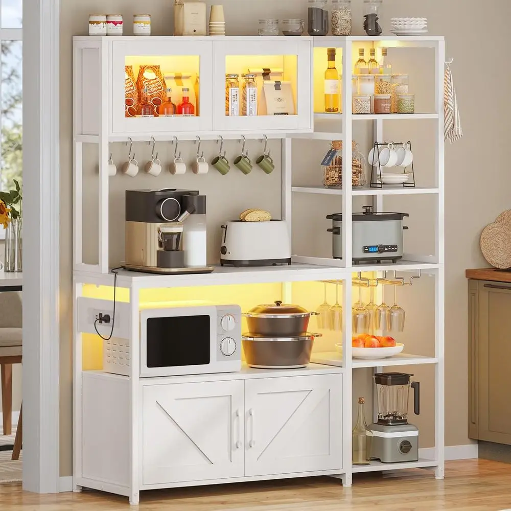 Bakers Rack With Po…